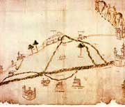 Mappa antica di Cittadella